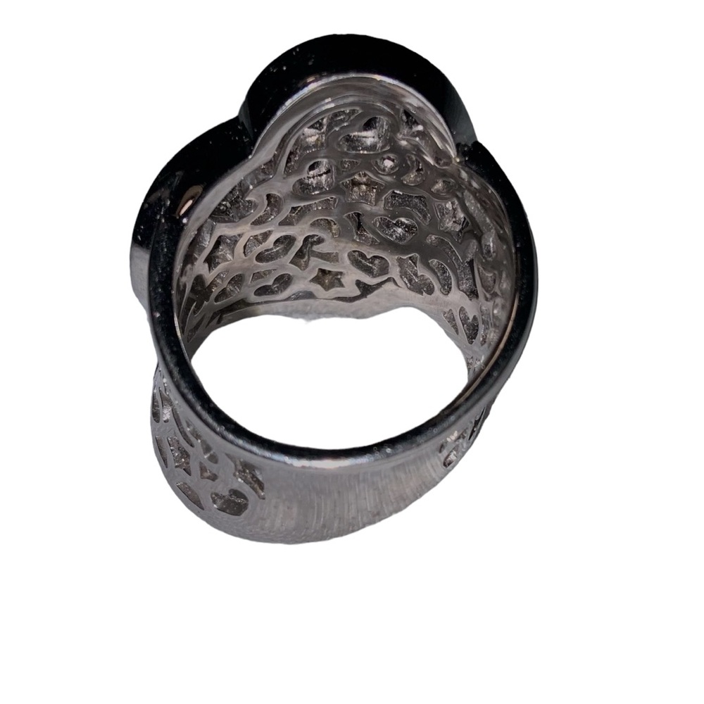 Pasquale Bruni 18K Diamond Amore Heart Celestial Stars Platinum Size 5.75 - 6 - Picture 7 of 12